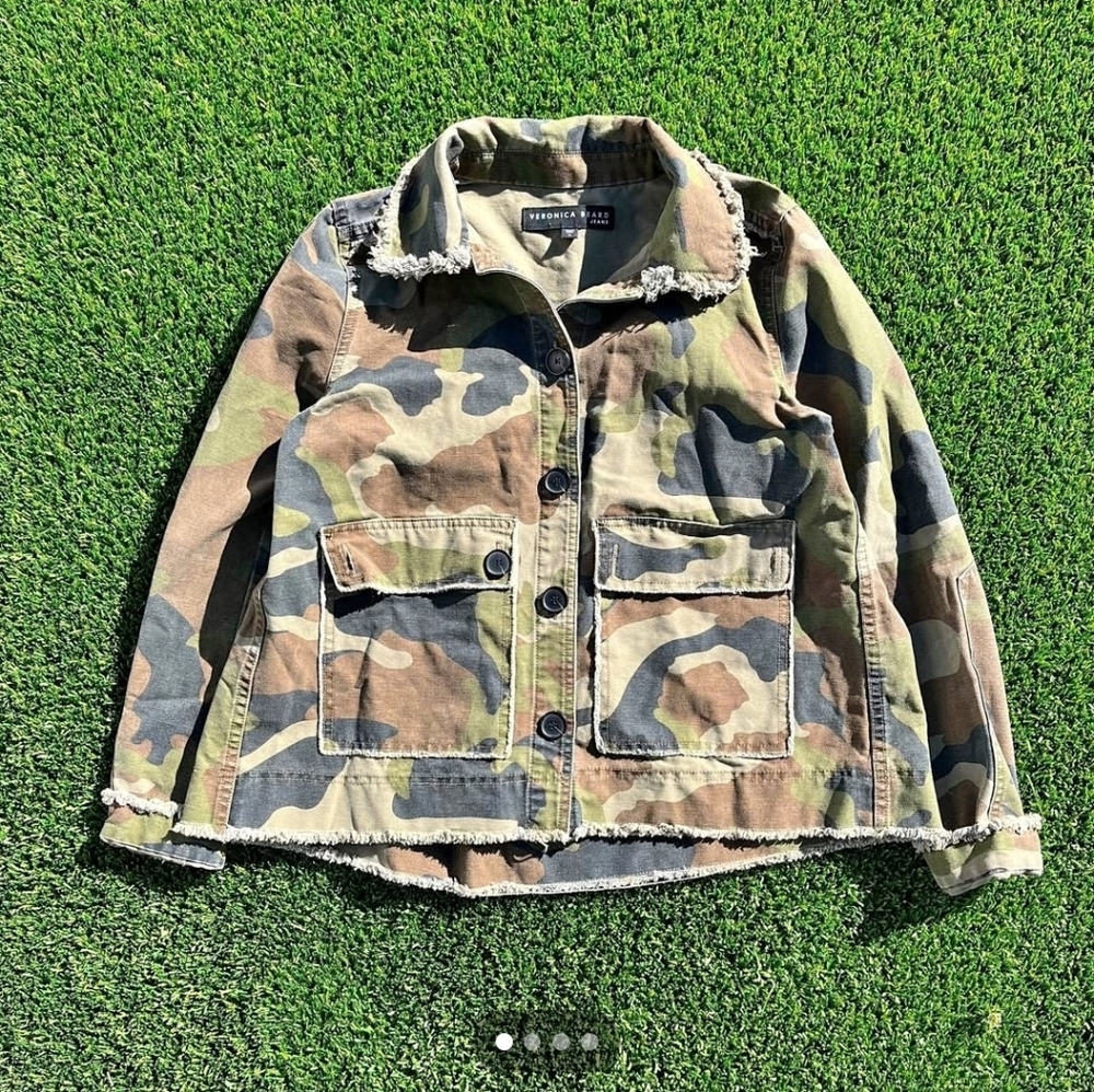 Veronica Beard Camouflage Jacket